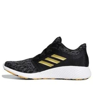 ADIDAS Edge Lux Running Shoes Womens Size 6 Black Gold Athletic Sneakers Comfort